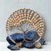 Handmade bead tree of life suncatcher, boho rustic wall décor
